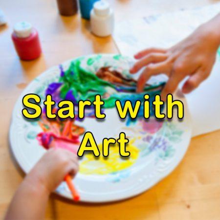 start with art logo