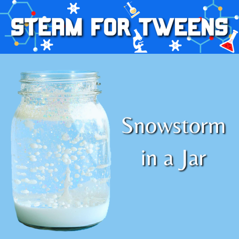 Snowstorm in a jar
